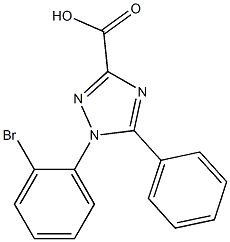 1-(2-bromophenyl)-5-phenyl-1H-1,2,4-triazole-3-carboxylic acid