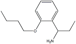 1-(2-butoxyphenyl)propan-1-amine Structure