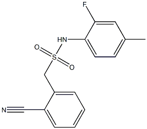 1-(2-cyanophenyl)-N-(2-fluoro-4-methylphenyl)methanesulfonamide