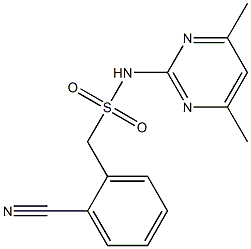 1-(2-cyanophenyl)-N-(4,6-dimethylpyrimidin-2-yl)methanesulfonamide