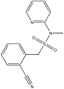 1-(2-cyanophenyl)-N-methyl-N-(pyridin-2-yl)methanesulfonamide
