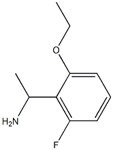 1-(2-ethoxy-6-fluorophenyl)ethan-1-amine Struktur