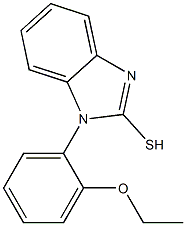 1-(2-ethoxyphenyl)-1H-1,3-benzodiazole-2-thiol Struktur