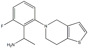 1-(2-fluoro-6-{4H,5H,6H,7H-thieno[3,2-c]pyridin-5-yl}phenyl)ethan-1-amine|