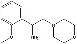 1-(2-methoxyphenyl)-2-morpholin-4-ylethanamine,,结构式