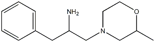 1-(2-methylmorpholin-4-yl)-3-phenylpropan-2-amine,,结构式