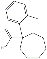  1-(2-methylphenyl)cycloheptane-1-carboxylic acid