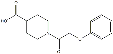  1-(2-phenoxyacetyl)piperidine-4-carboxylic acid