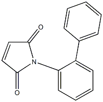 1-(2-phenylphenyl)-2,5-dihydro-1H-pyrrole-2,5-dione Struktur