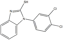 1-(3,4-dichlorophenyl)-1H-1,3-benzodiazole-2-thiol Structure