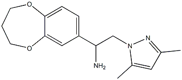 1-(3,4-dihydro-2H-1,5-benzodioxepin-7-yl)-2-(3,5-dimethyl-1H-pyrazol-1-yl)ethanamine|