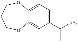 1-(3,4-dihydro-2H-1,5-benzodioxepin-7-yl)ethanamine Structure