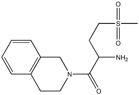 1-(3,4-dihydroisoquinolin-2(1H)-yl)-4-(methylsulfonyl)-1-oxobutan-2-amine