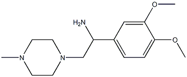 1-(3,4-dimethoxyphenyl)-2-(4-methylpiperazin-1-yl)ethanamine|
