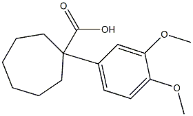 1-(3,4-dimethoxyphenyl)cycloheptane-1-carboxylic acid