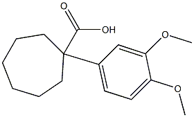  1-(3,4-dimethoxyphenyl)cycloheptane-1-carboxylic acid