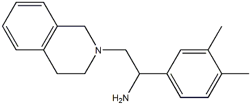 1-(3,4-dimethylphenyl)-2-(1,2,3,4-tetrahydroisoquinolin-2-yl)ethan-1-amine|