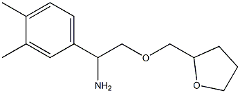 1-(3,4-dimethylphenyl)-2-(oxolan-2-ylmethoxy)ethan-1-amine Structure