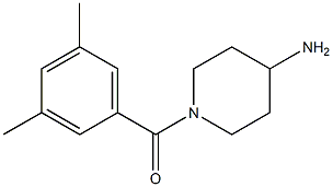 1-(3,5-dimethylbenzoyl)piperidin-4-amine Structure