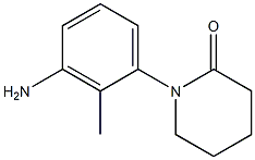 1-(3-amino-2-methylphenyl)piperidin-2-one Struktur