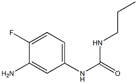 1-(3-amino-4-fluorophenyl)-3-propylurea Structure