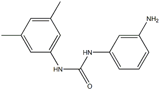 1-(3-aminophenyl)-3-(3,5-dimethylphenyl)urea Struktur