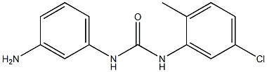 1-(3-aminophenyl)-3-(5-chloro-2-methylphenyl)urea,,结构式