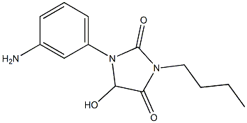 1-(3-aminophenyl)-3-butyl-5-hydroxyimidazolidine-2,4-dione