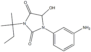 1-(3-aminophenyl)-5-hydroxy-3-(2-methylbutan-2-yl)imidazolidine-2,4-dione
