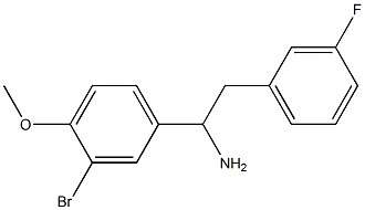  1-(3-bromo-4-methoxyphenyl)-2-(3-fluorophenyl)ethan-1-amine