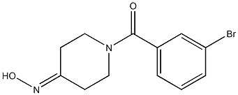  1-(3-bromobenzoyl)piperidin-4-one oxime