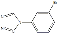 1-(3-bromophenyl)-1H-tetrazole 结构式