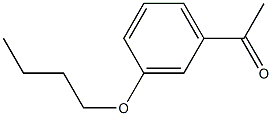 1-(3-butoxyphenyl)ethanone Structure