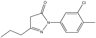  1-(3-chloro-4-methylphenyl)-3-propyl-4,5-dihydro-1H-pyrazol-5-one