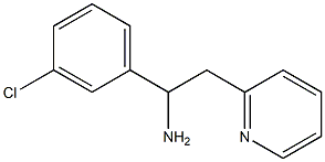 1-(3-chlorophenyl)-2-(pyridin-2-yl)ethan-1-amine