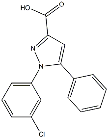  1-(3-chlorophenyl)-5-phenyl-1H-pyrazole-3-carboxylic acid