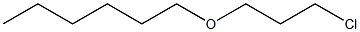 1-(3-chloropropoxy)hexane Structure