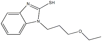 1-(3-ethoxypropyl)-1H-1,3-benzodiazole-2-thiol Struktur