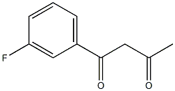 1-(3-fluorophenyl)butane-1,3-dione Structure