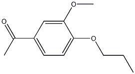 1-(3-methoxy-4-propoxyphenyl)ethanone Structure