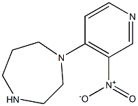 1-(3-nitropyridin-4-yl)-1,4-diazepane 结构式
