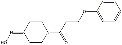 1-(3-phenoxypropanoyl)piperidin-4-one oxime Structure