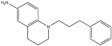 1-(3-phenylpropyl)-1,2,3,4-tetrahydroquinolin-6-amine,,结构式