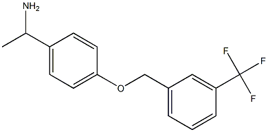 1-(4-{[3-(trifluoromethyl)phenyl]methoxy}phenyl)ethan-1-amine