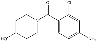 1-(4-amino-2-chlorobenzoyl)piperidin-4-ol Struktur