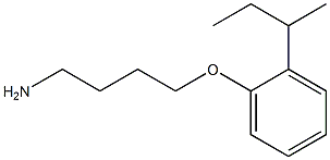 1-(4-aminobutoxy)-2-(butan-2-yl)benzene Structure