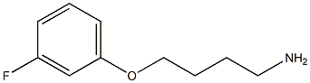 1-(4-aminobutoxy)-3-fluorobenzene Structure