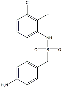 1-(4-aminophenyl)-N-(3-chloro-2-fluorophenyl)methanesulfonamide Structure