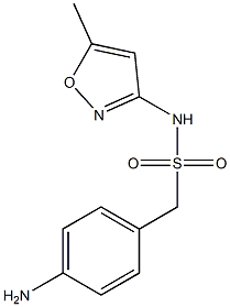 1-(4-aminophenyl)-N-(5-methyl-1,2-oxazol-3-yl)methanesulfonamide