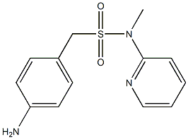 1-(4-aminophenyl)-N-methyl-N-(pyridin-2-yl)methanesulfonamide Structure